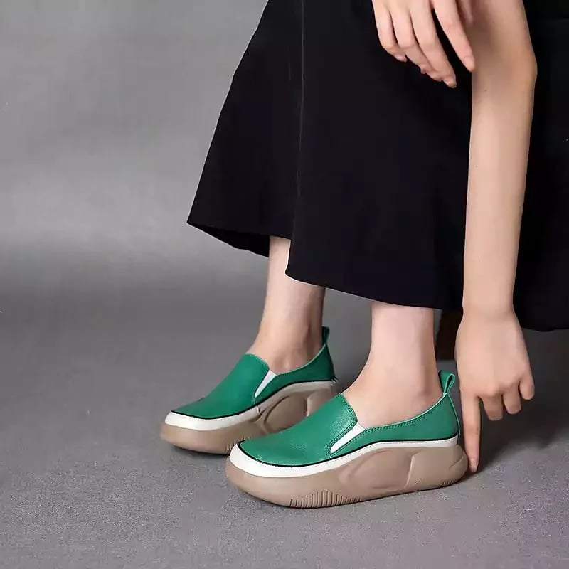 Mocasines "Vintage Elite" con Plataforma