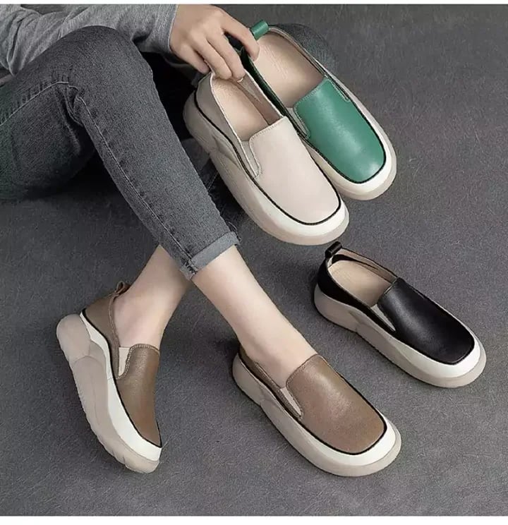 Mocasines "Vintage Elite" con Plataforma